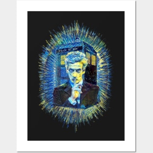 12th DOCTOR VAN GOGH STYLE Posters and Art